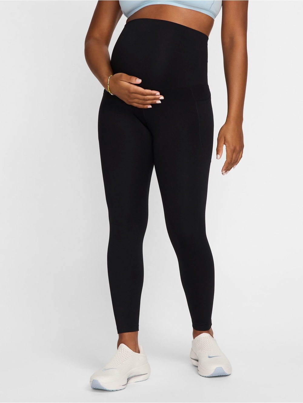 Nike (M) One Women's High-Waisted 7/8 Leggings with Pockets (Maternity)